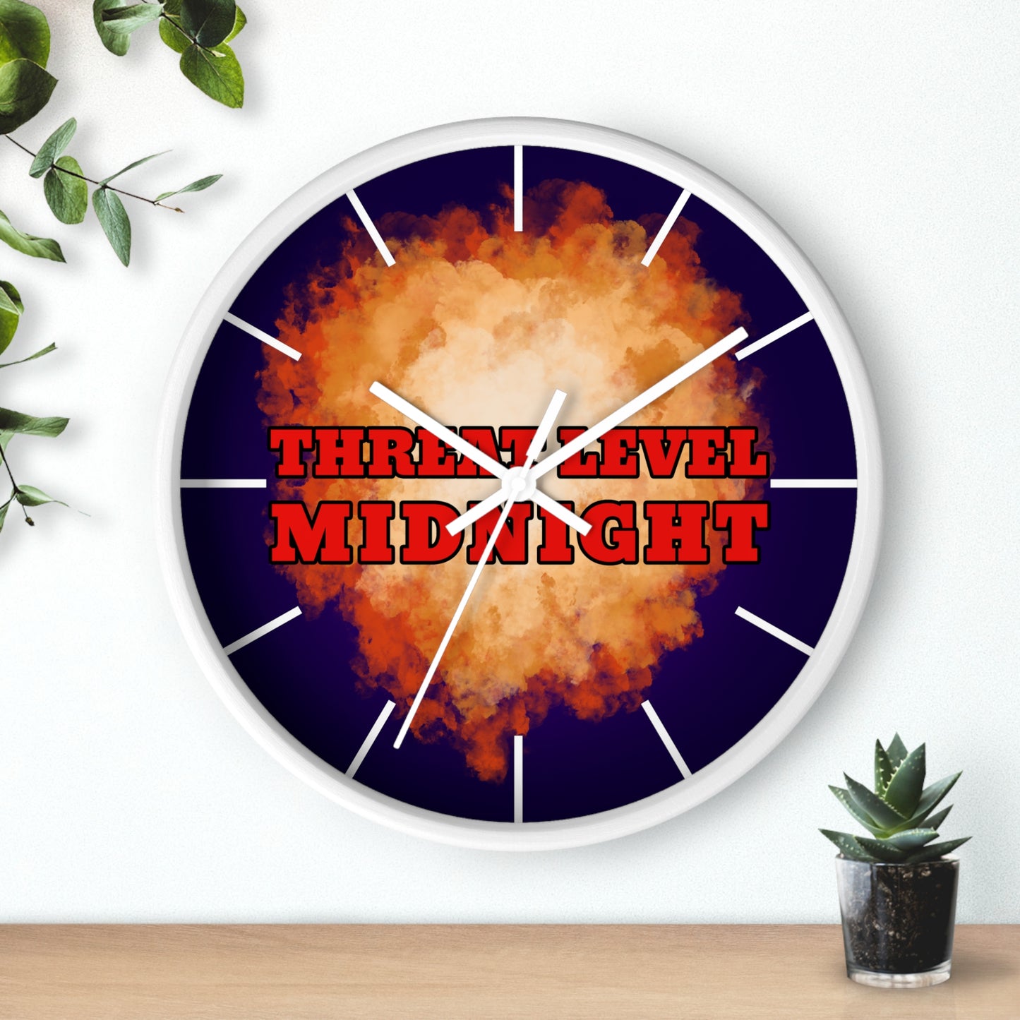 Threat Level Midnight Wall Clock